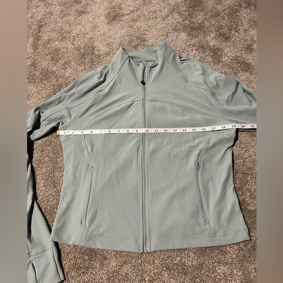 lululemon athletica Jackets & Blazers - Lululemon Nulu Define Cropped Define Jacket in Silver Blue!